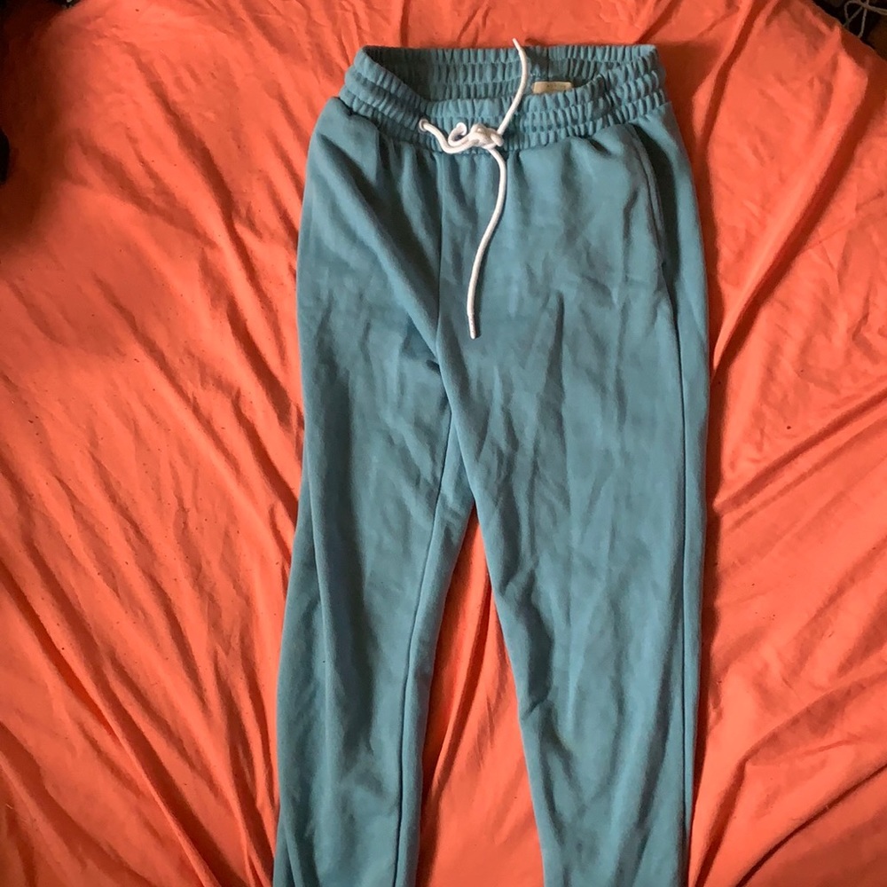 Blue joggers/ sweats